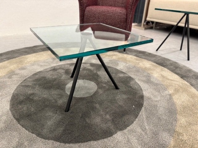 Nieuw Beek Maupertuus Salontafel Glas Vierkant Tafel zwart