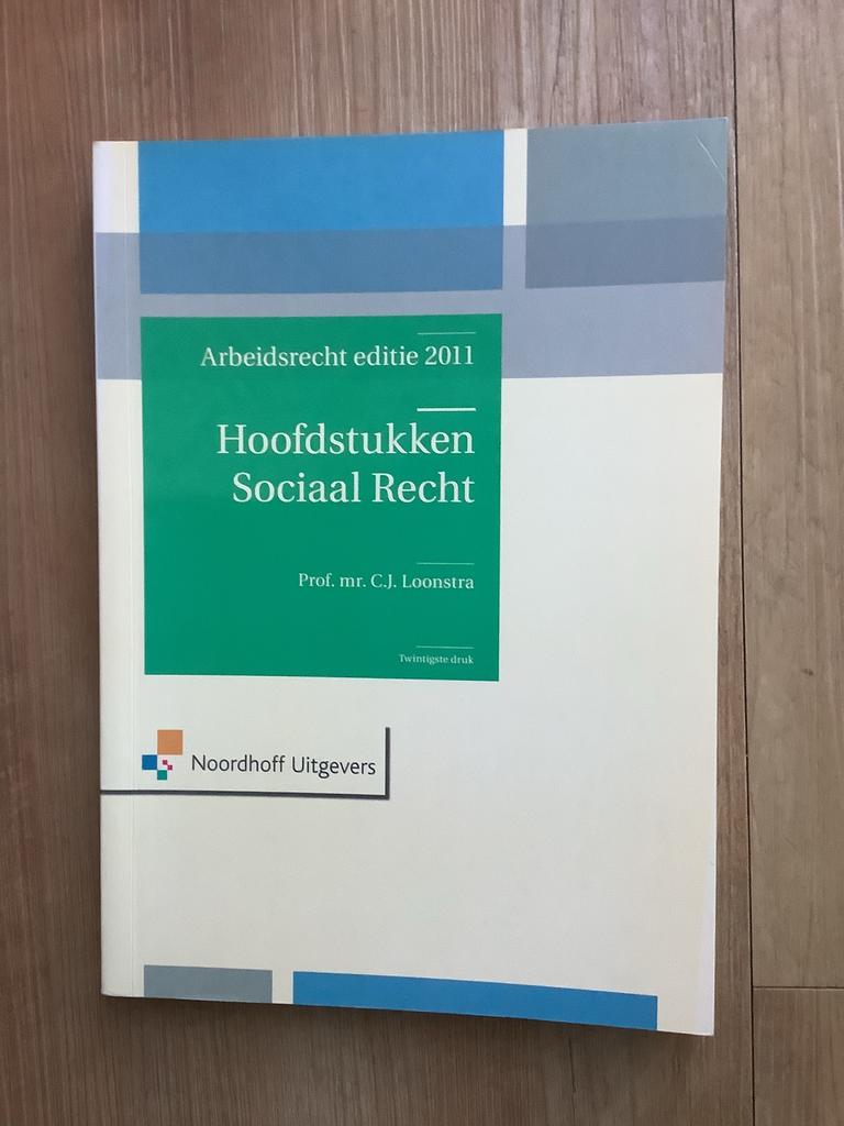 Hoofdstukken Sociaal Recht, Boeken, Ophalen of Verzenden, Alpha, Zo goed als nieuw, HBO