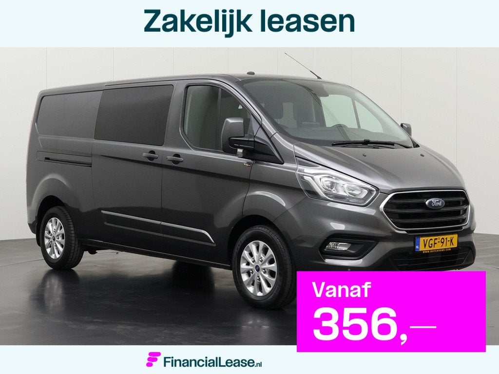Ford Transit Custom 2.0TDCI 170PK Dubbele Cabine Limited | 2, Voorwielaandrijving, 4 cilinders, 2800 kg, Bedrijf