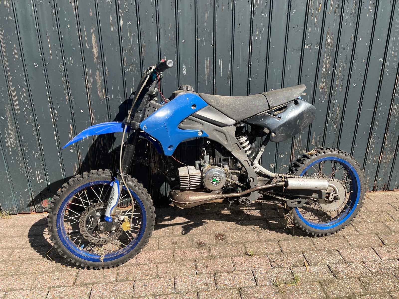 Puch Dirtbike - Opknapper/Onderdelen, Fietsen en Brommers, Ophalen, Gebruikt, Schijfrem, Dirtbike
