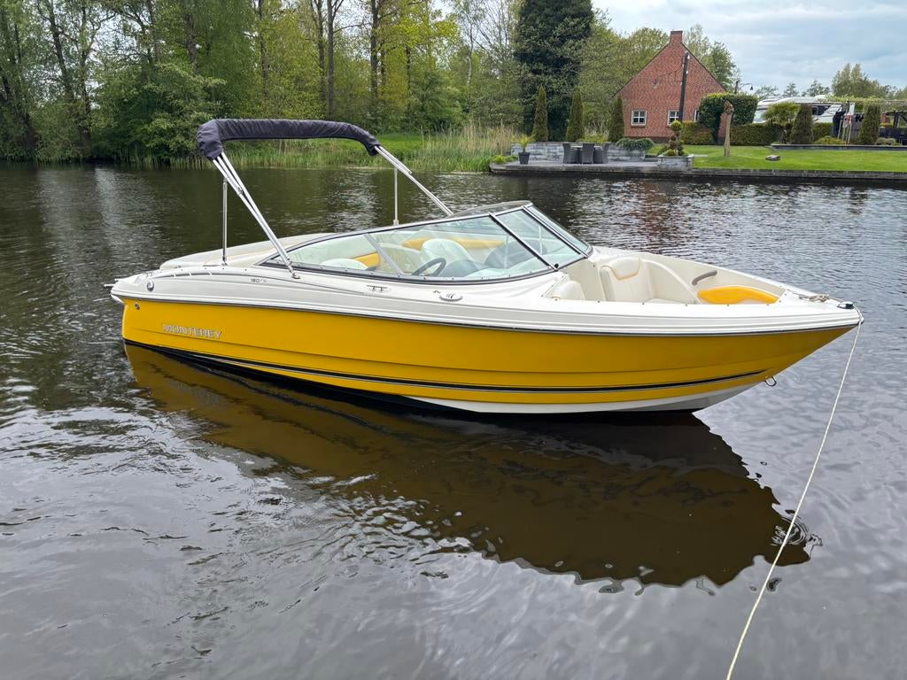 Monterey FS 180 speedboot 3.0L volvo penta in prijs verlaagd, Watersport en Boten, Speedboten, Ophalen, Binnenboordmotor, 120 tot 200 pk