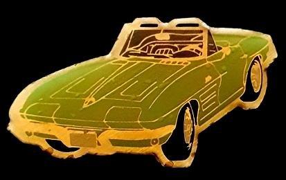 Chevrolet Corvette C 2 Cabrio pin, Verzamelen, Speldjes, Pins en Buttons, Verzenden, Nieuw, Transport, Speldje of Pin