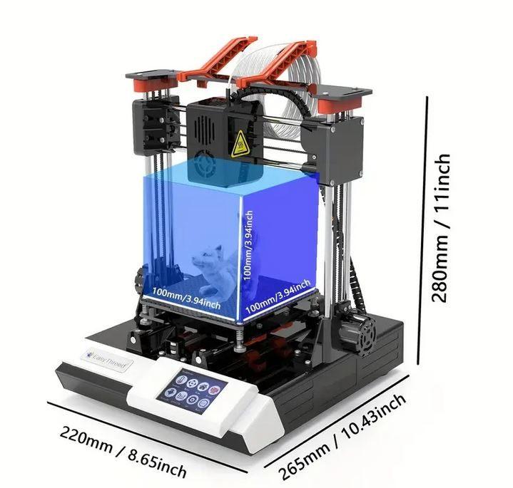 EasyThreed 3D-Printer Met touchscreen 1.75 mm Filamen, Computers en Software, 3D Printers, Ophalen of Verzenden, Nieuw