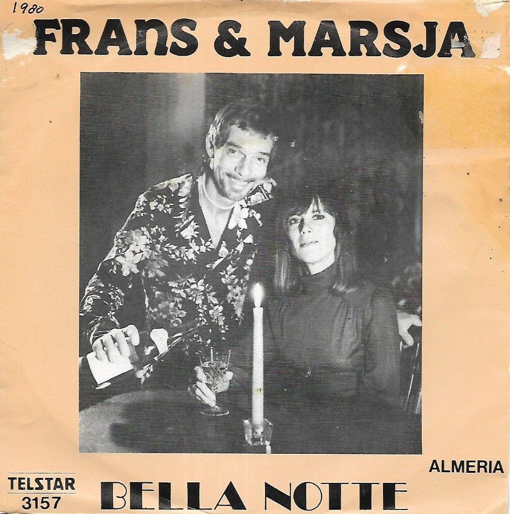 Frans & Marsja - Bella notte (Telstar), Ophalen of Verzenden, Gebruikt, 7 inch, Nederlandstalig