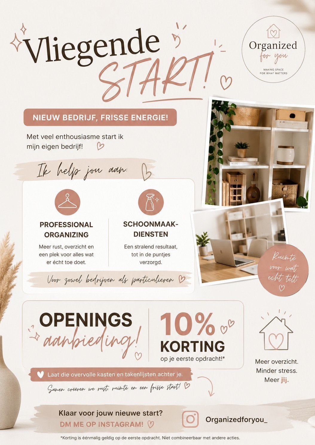 Professional Organizer/schoonmaak