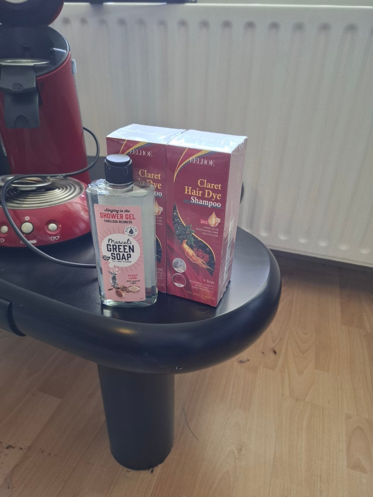 2x Claret Hair Dye Shampoo & Marcel's Green Soap Douchegel, Ophalen, Nieuw, Bad & Douche