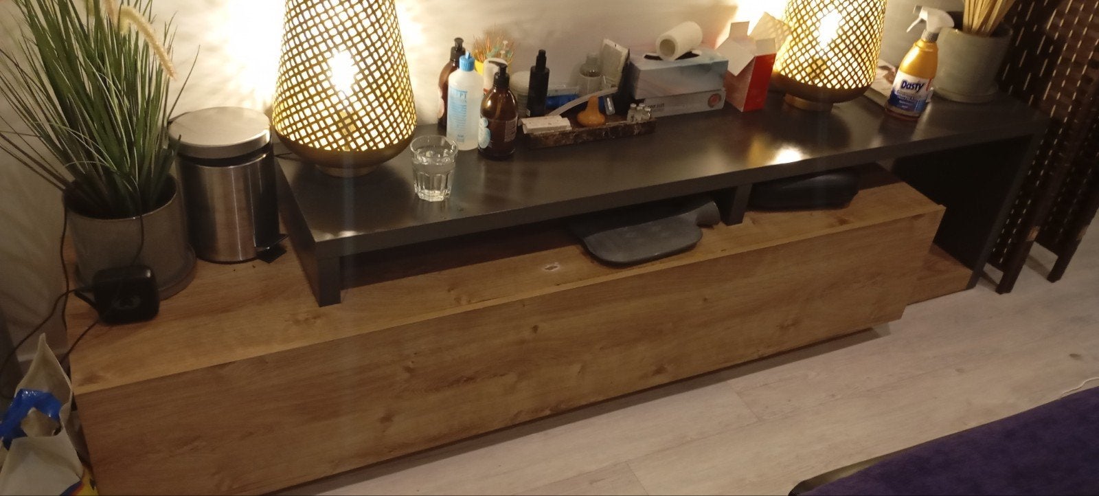 Meubella dressoir en kastje gratis ophalen, Ophalen, Gebruikt, 100 tot 150 cm, 25 tot 50 cm