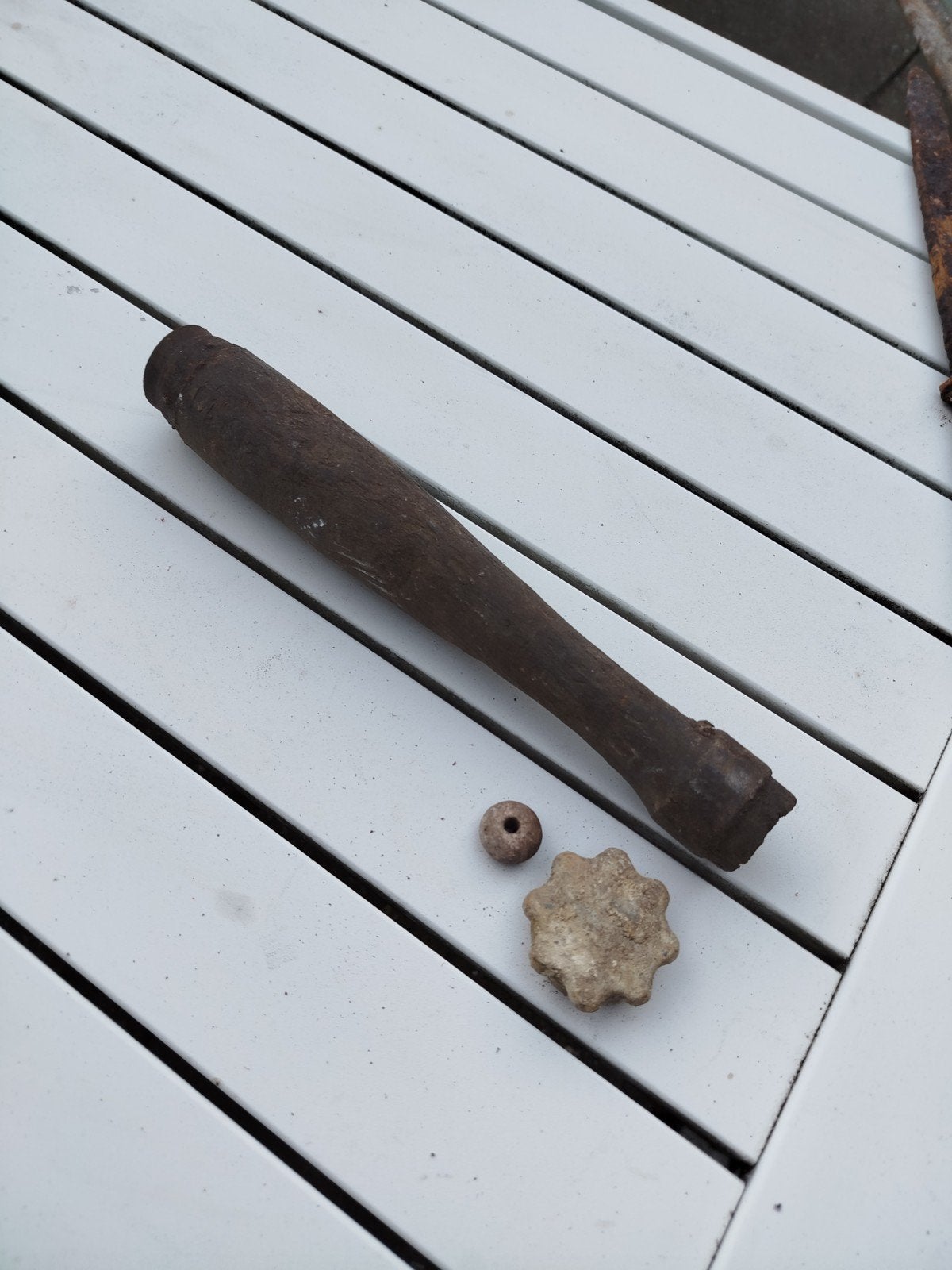 Duitse aardappelstamper met kraal en dop prigineel, Ophalen of Verzenden, Duitsland