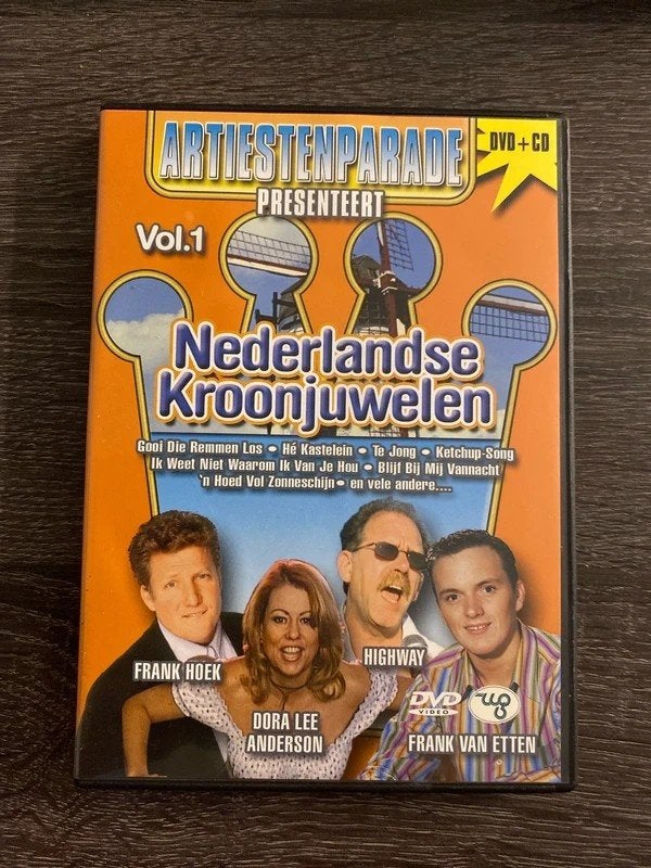 Artiestenparade Vol.1: Nederlandse Kroonjuwelen DVD+CD, Inclusief DVD, Alle leeftijden, Nederlands, Zo goed als nieuw