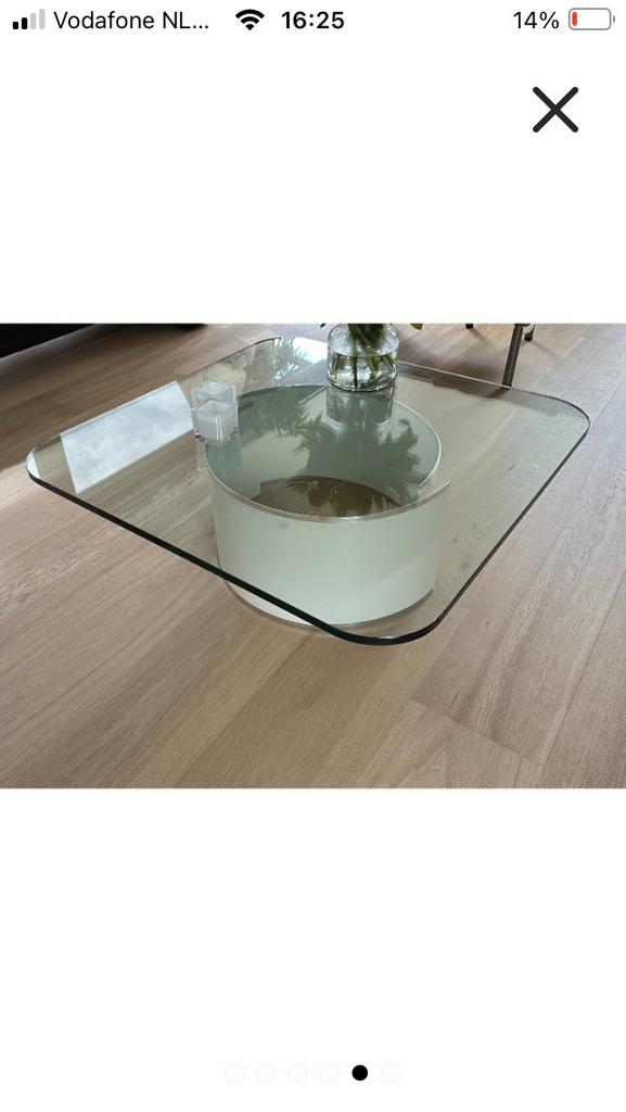 Rolf benz onderstel salontafel, Huis en Inrichting, Tafels | Salontafels, Ophalen, 100 tot 150 cm, 50 tot 100 cm, Zo goed als nieuw