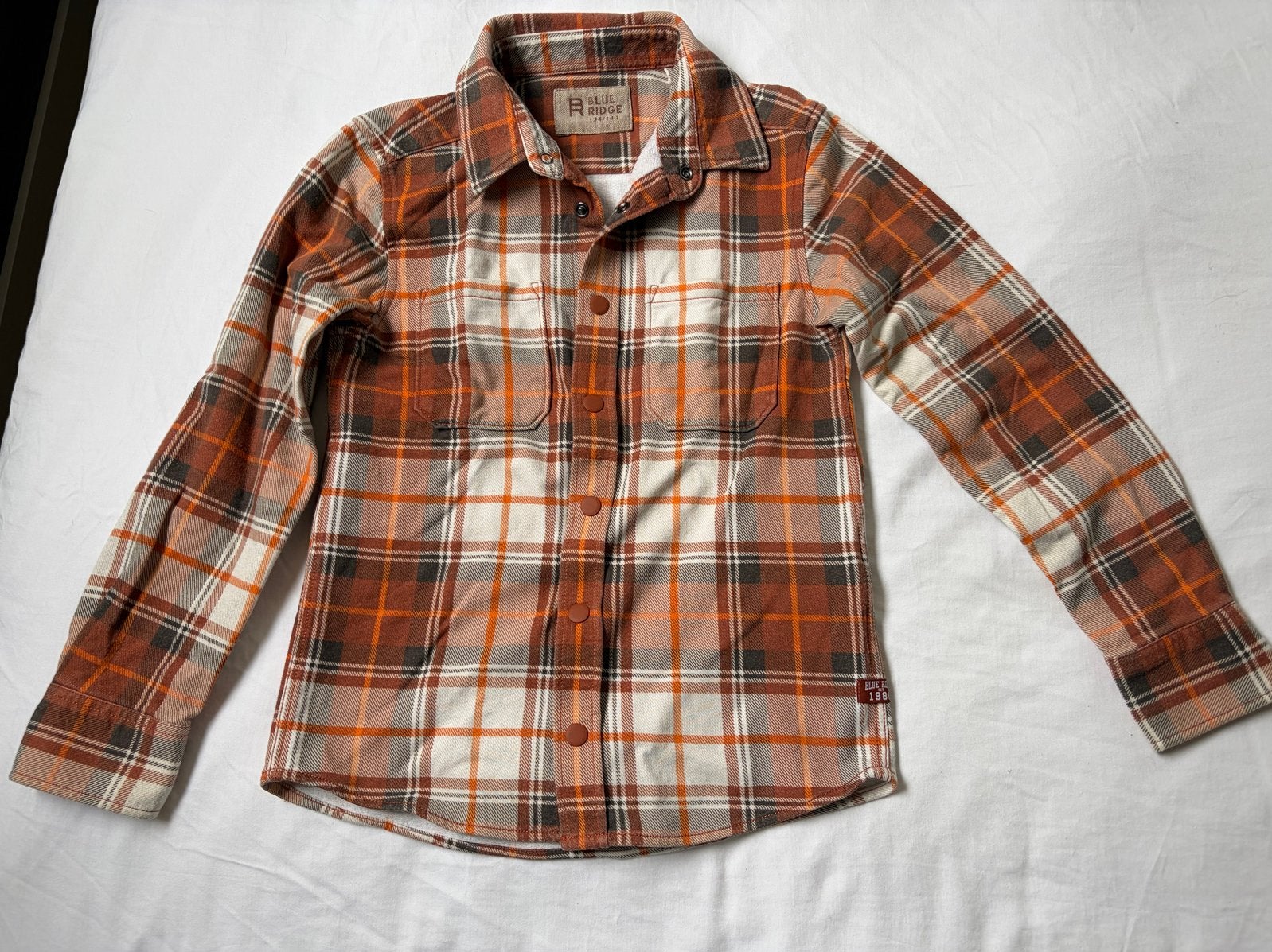 Houthakkersblouse Blue Ridge - Maat 134/140, Ophalen of Verzenden, Zo goed als nieuw, Jongen of Meisje, Overhemd of Blouse