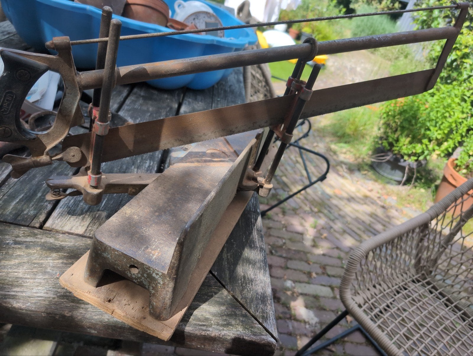 Ulmia 354 Verstekzaag - Klassiek Duits Precisiegereedschap, Ophalen, Gebruikt, Afkortzaag, Ulmia