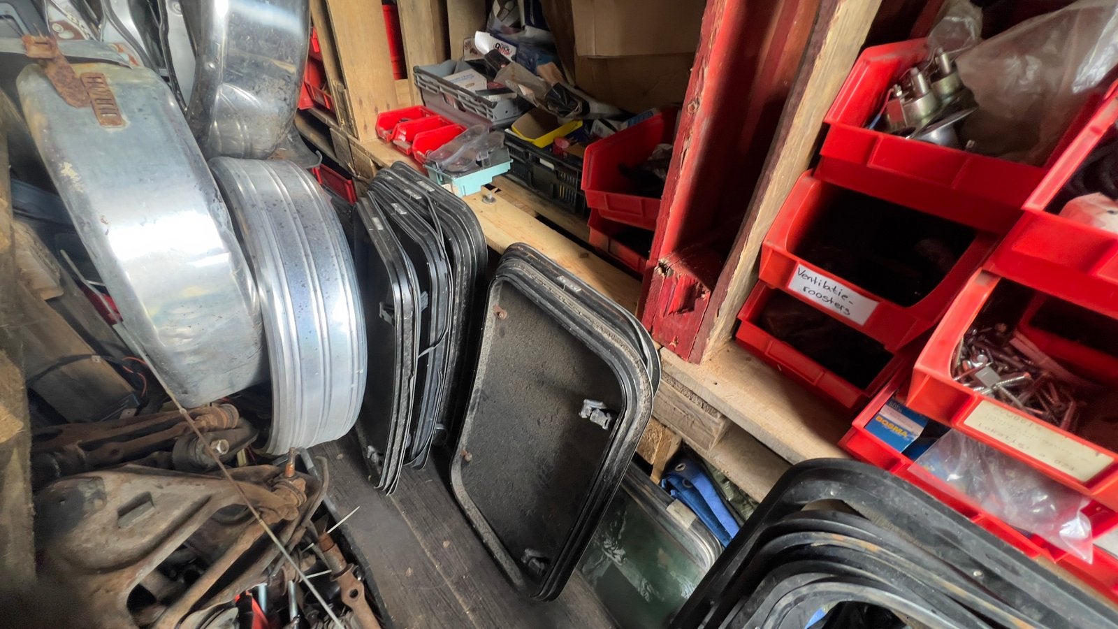 Chevrolet G20 raampjes, Ophalen, Gebruikt, Voor, Achterklep