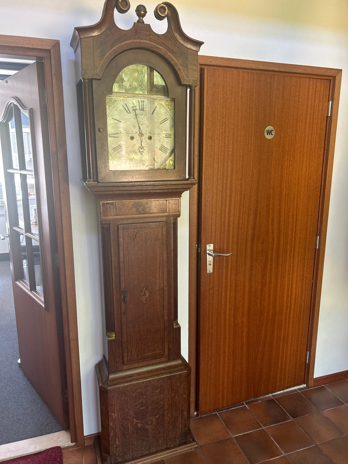 Antieke staande klok - William Elmers Darlington, Ophalen