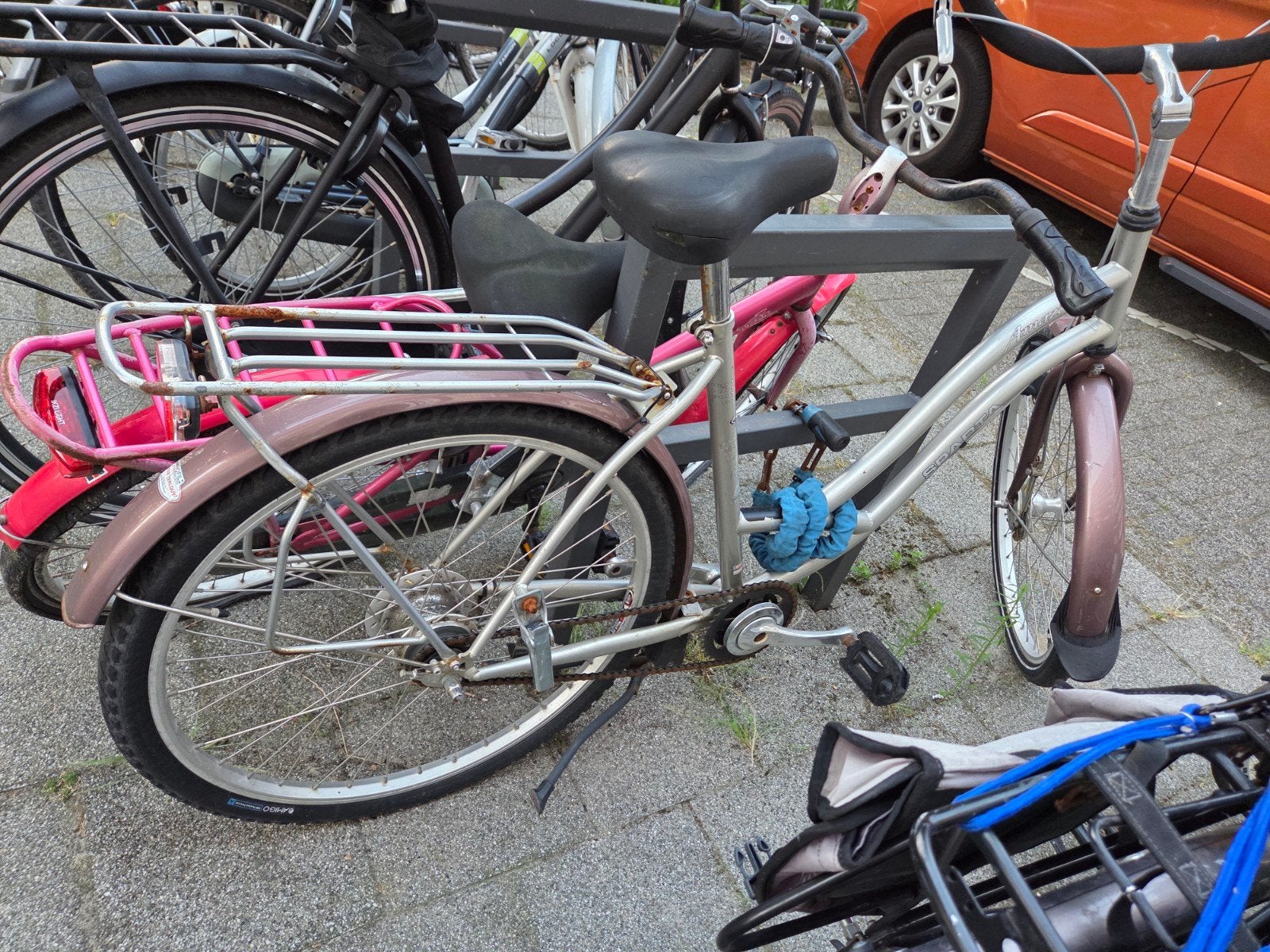 Sparta Amazone Damesfiets, Fietsen en Brommers, Fietsen | Dames | Damesfietsen, Ophalen, Sparta, Gebruikt, Velgrem
