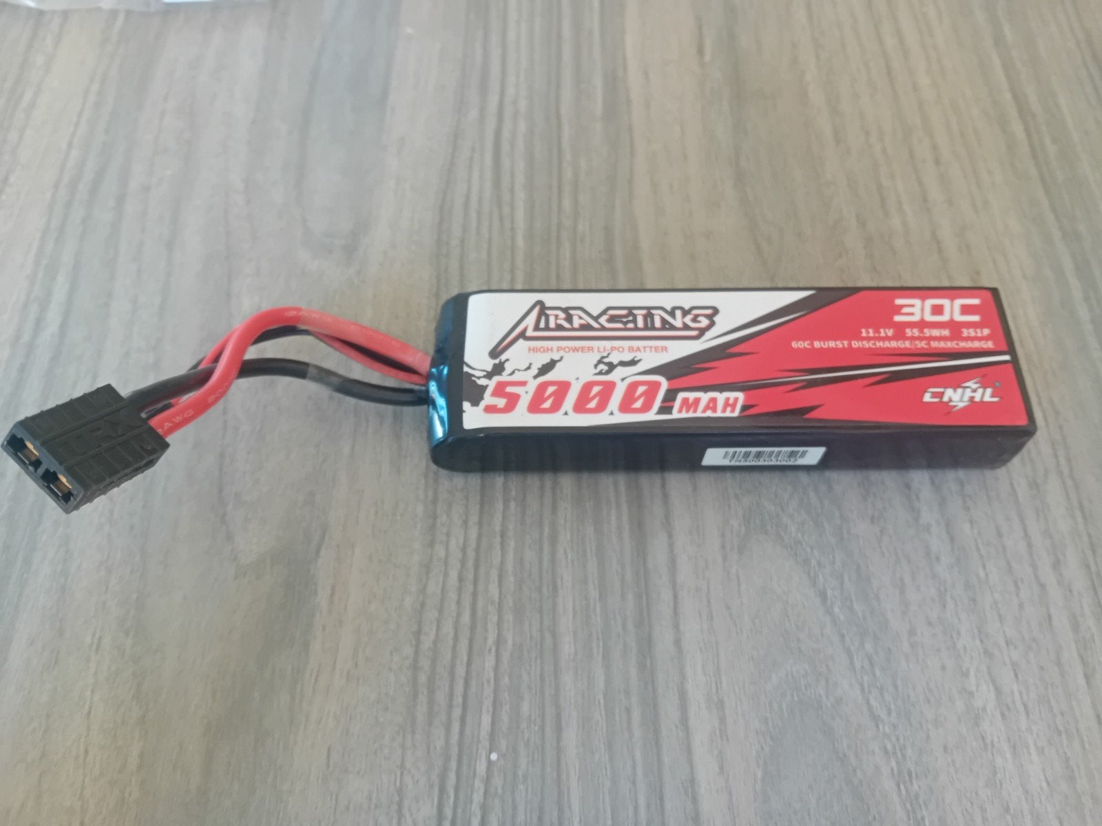 Nieuwe Racing 3S Lipo 5000mAh met Traxxas Stekker, Ophalen of Verzenden, Nieuw, Elektro, Onderdeel