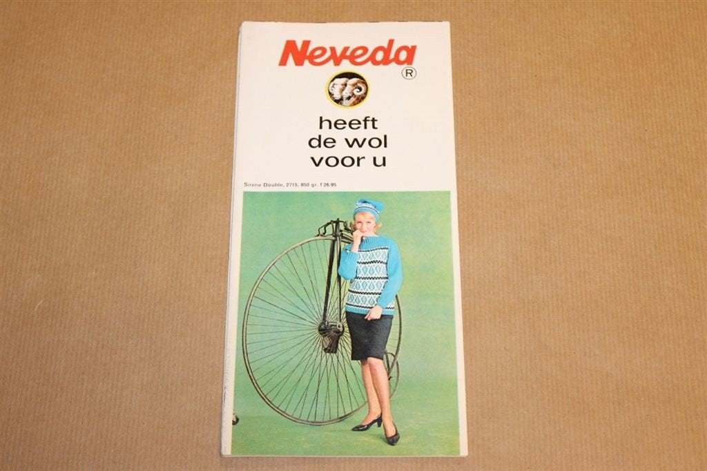 Zeldzame reclamebrochure - Nevada wol - Ca 1965 !!, Ophalen of Verzenden, Zo goed als nieuw