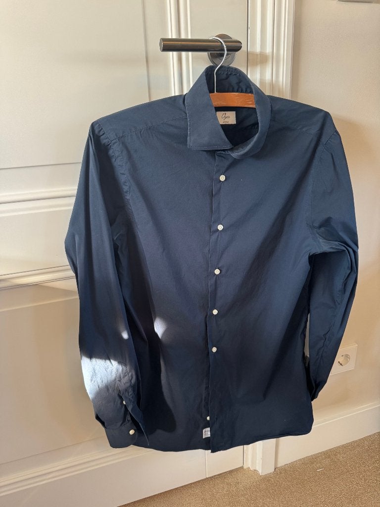 OGER overhemd maat 40, Halswijdte 39/40 (M), Verzenden, Blauw, Oger