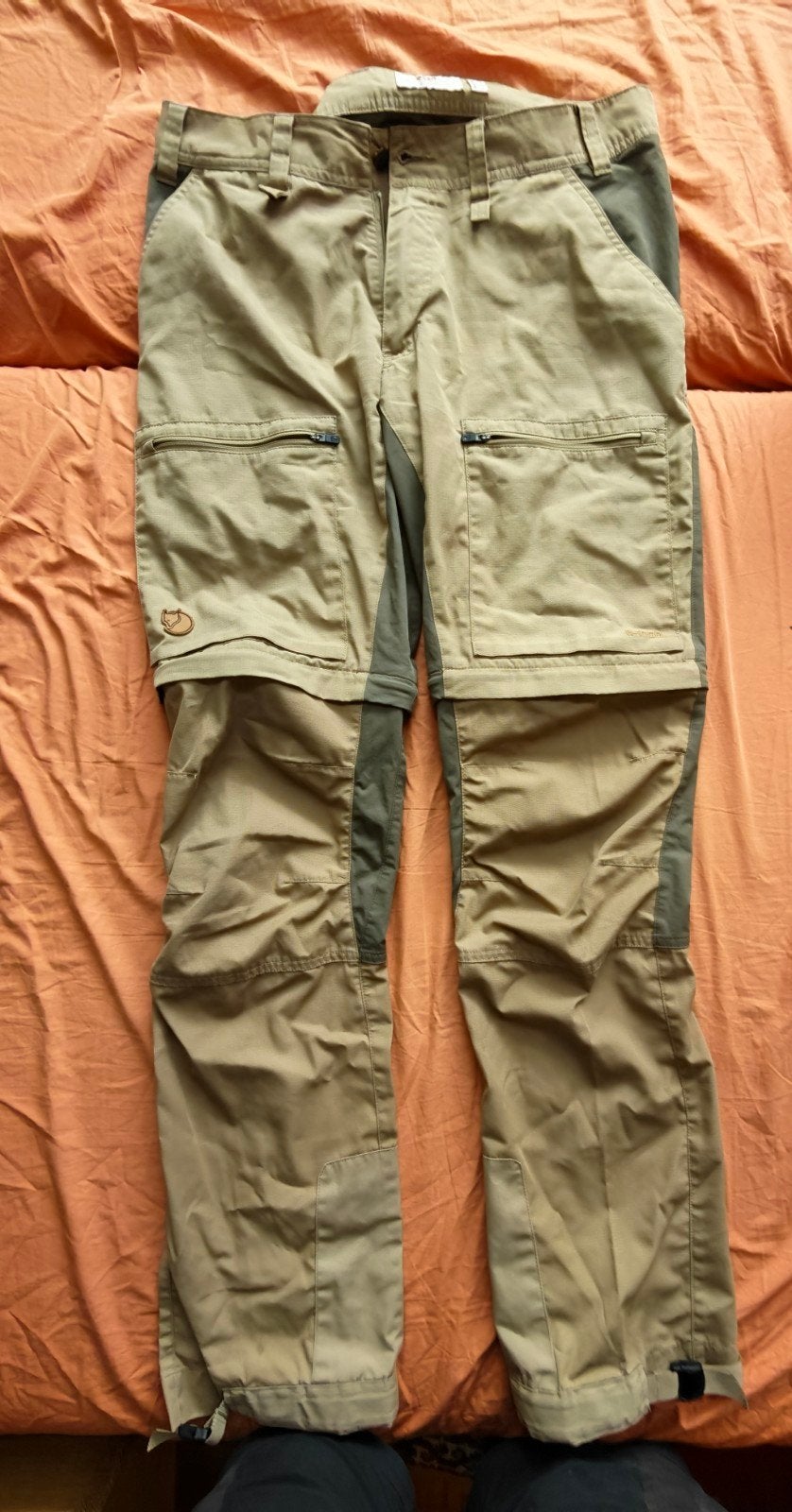 Fjällräven G-1000 afritsbroek, z.g.a.n. (EU 46 / US 30-31), Kleding | Heren, Beige, Ophalen of Verzenden, Zo goed als nieuw, Fjällräven