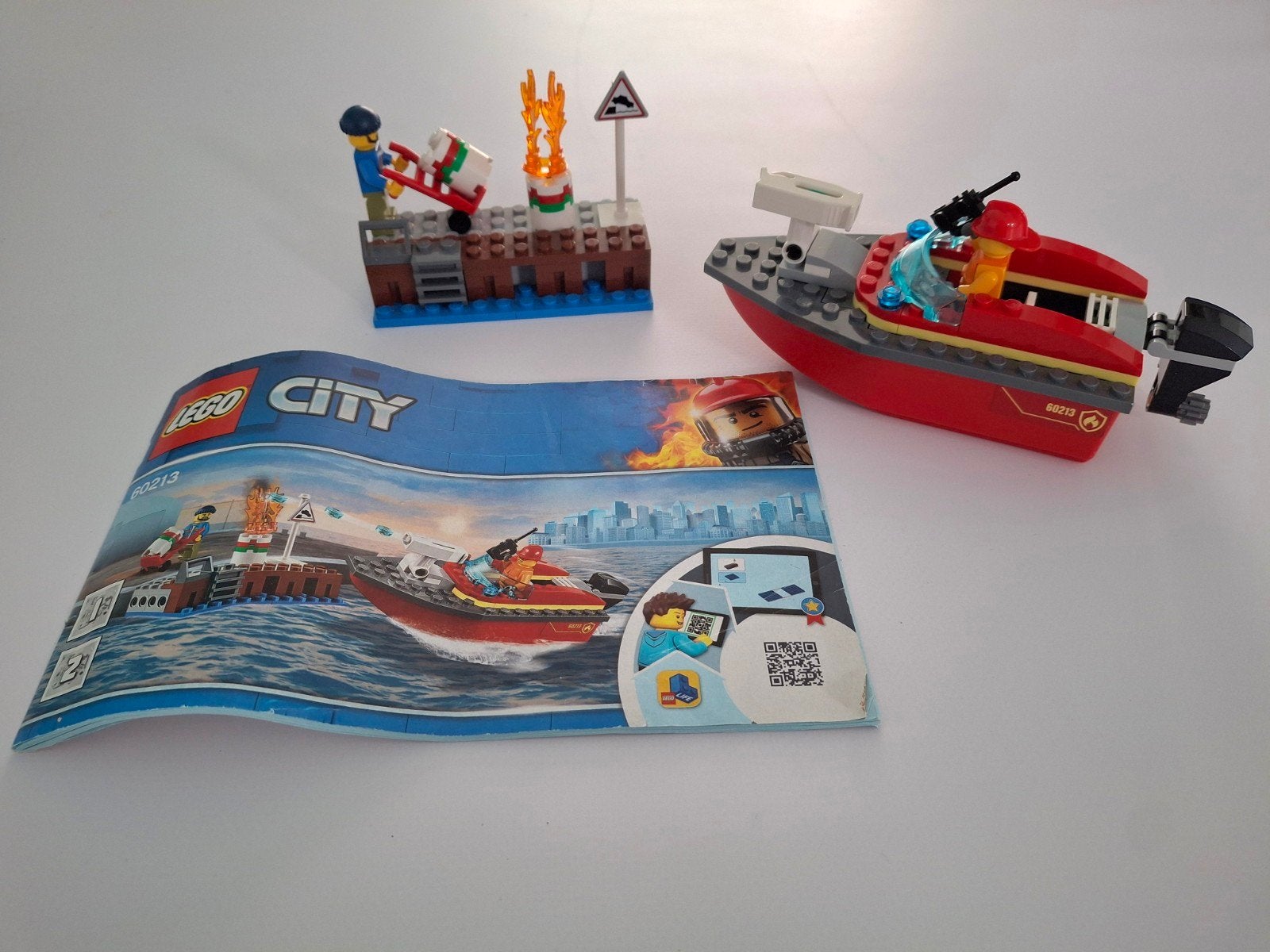 Lego City 60213 Brand aan de kade, City, Lego, Ophalen of Verzenden, Zo goed als nieuw