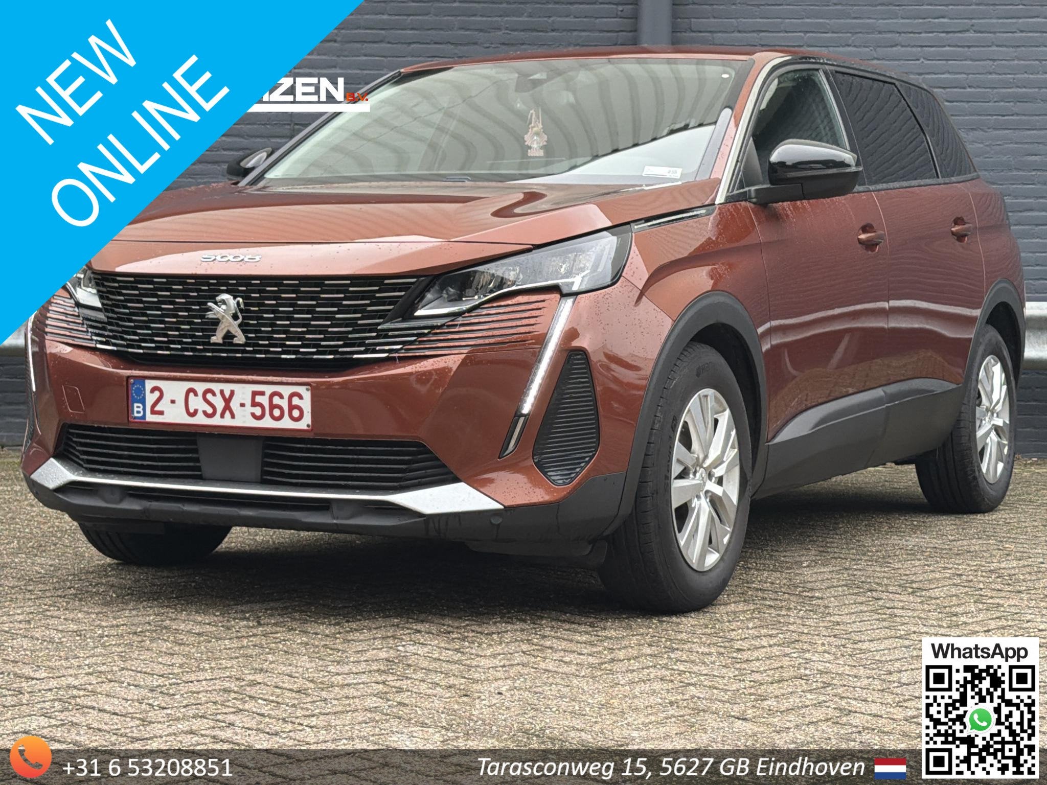 Peugeot 5008 1.2 PureTech Active Pack | € 9.450,- NETTO! |, Voorwielaandrijving, Stof, Gebruikt, Euro 6