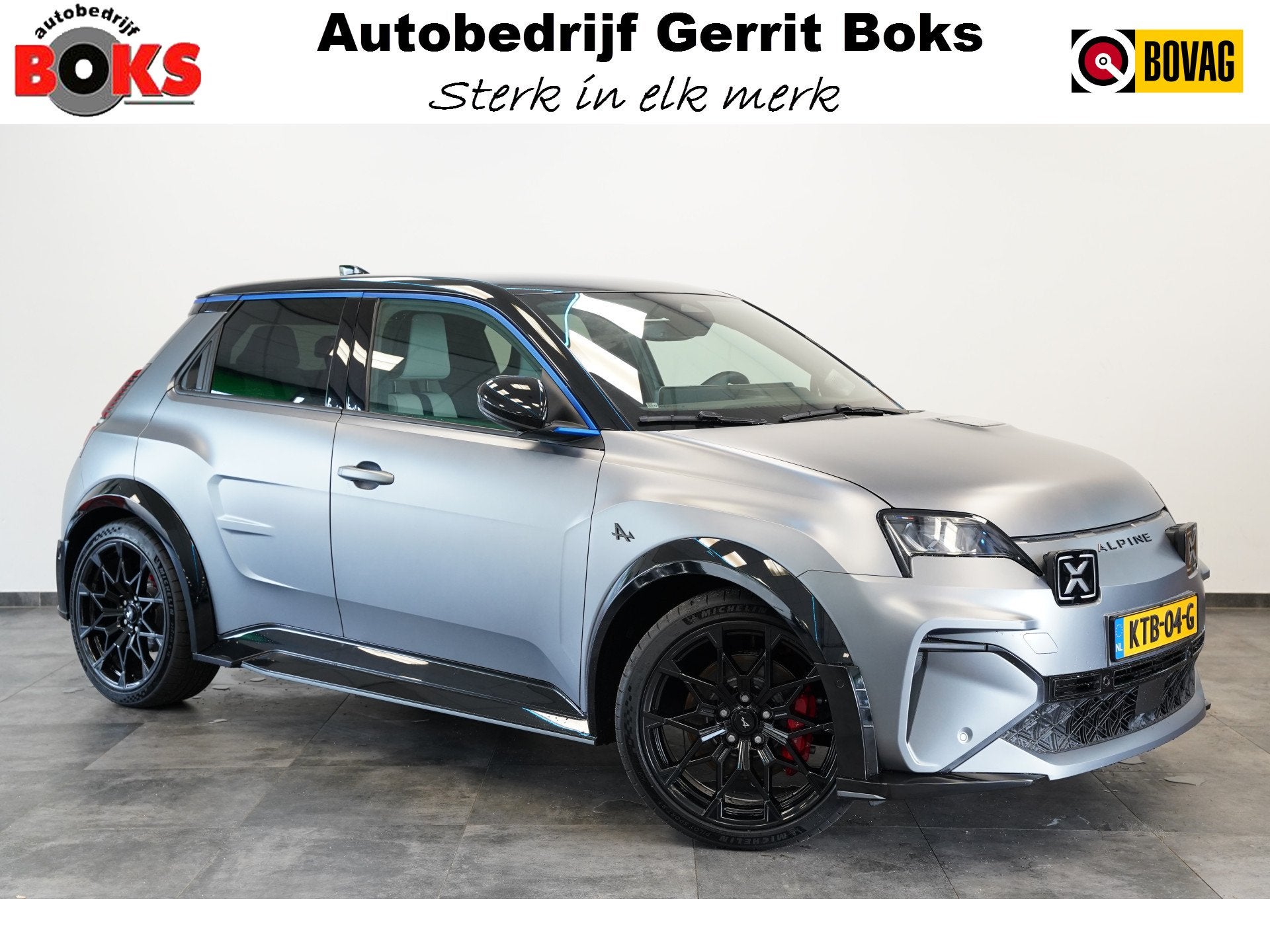 ALPINE A290 GTS 52 kWh Full-led Leder Camera 19'inch lmv, Auto's, Alpine, Automatische klimaatregeling, Gebruikt, 24 min, Blauw