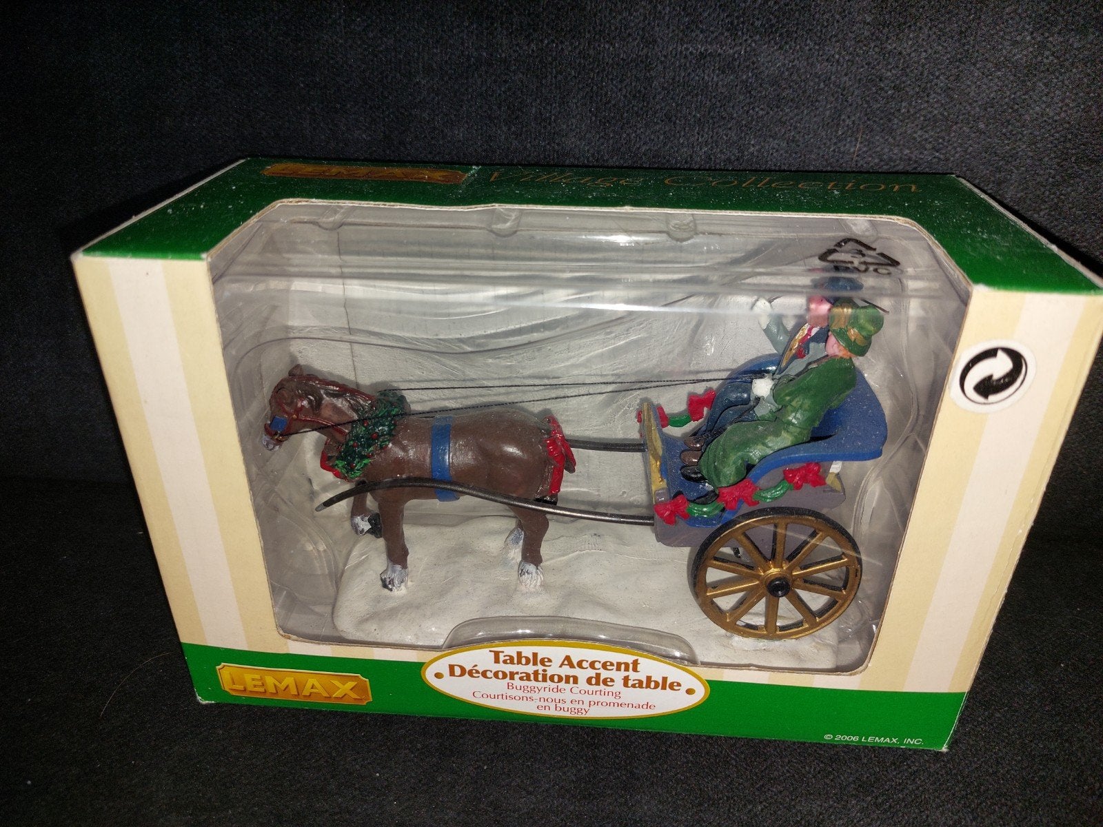 Te Koop: Lemax paarden koetsen, Ophalen of Verzenden, Zo goed als nieuw
