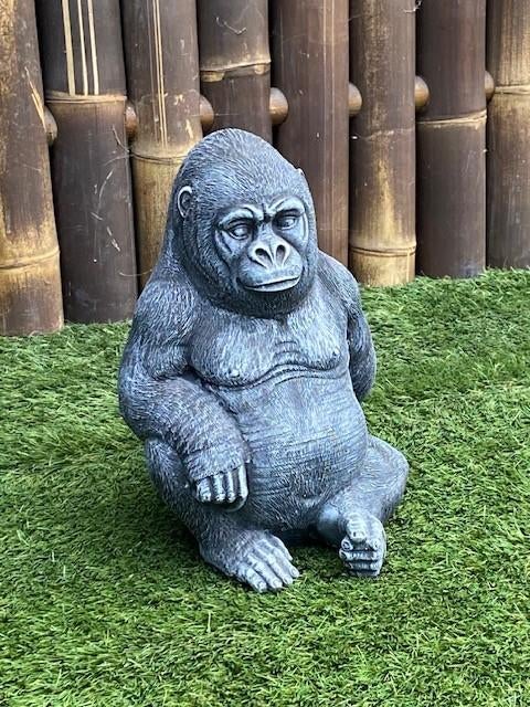 Gorilla, Tuin en Terras, Tuinbeelden, Nieuw, Dierenbeeld, Beton, Ophalen