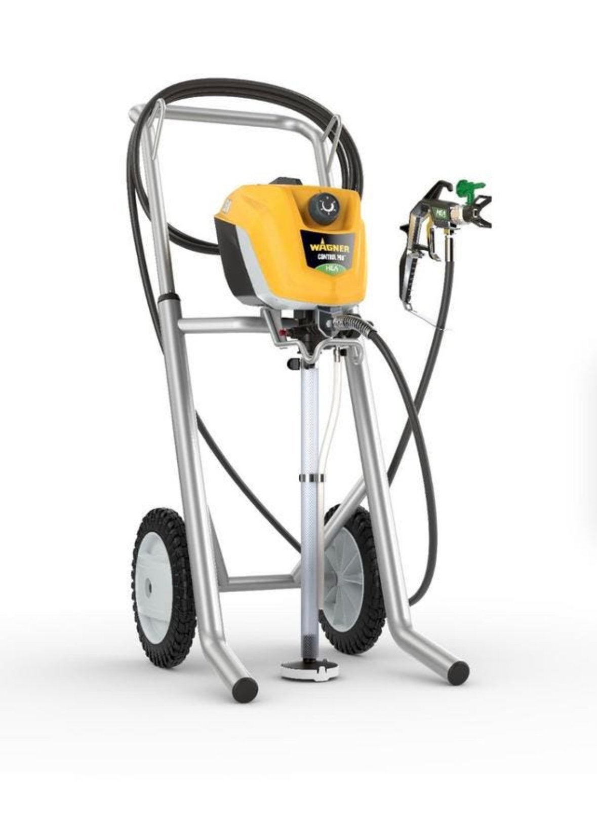 Wagner 350m pro airless verfspuit - te huur, Ophalen, Zo goed als nieuw, Verfspuit of Verfpomp