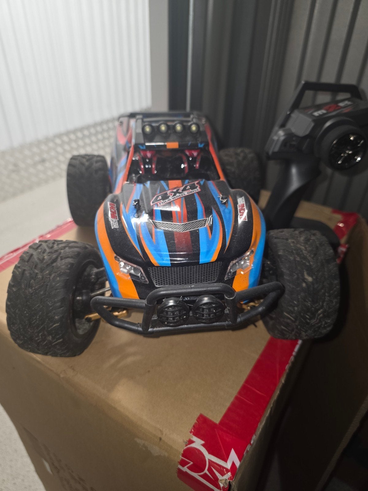 RC Speed Racing Offroad Auto met Afstandsbediening, Elektro, Gebruikt, Auto offroad, Ophalen of Verzenden