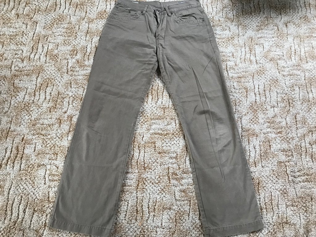 WE bruine heren jeans, spijkerbroek w33/l34 we fundamentals, Kleding | Heren, Ophalen of Verzenden, Zo goed als nieuw, Overige kleuren