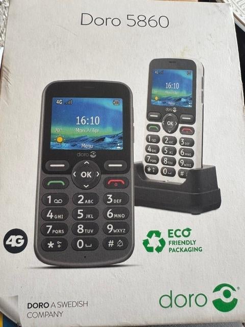 Doro 5860 senioren mobiele telefoon, Telecommunicatie, Mobiele telefoons | Overige merken, Ophalen, Overige modellen, Geen camera