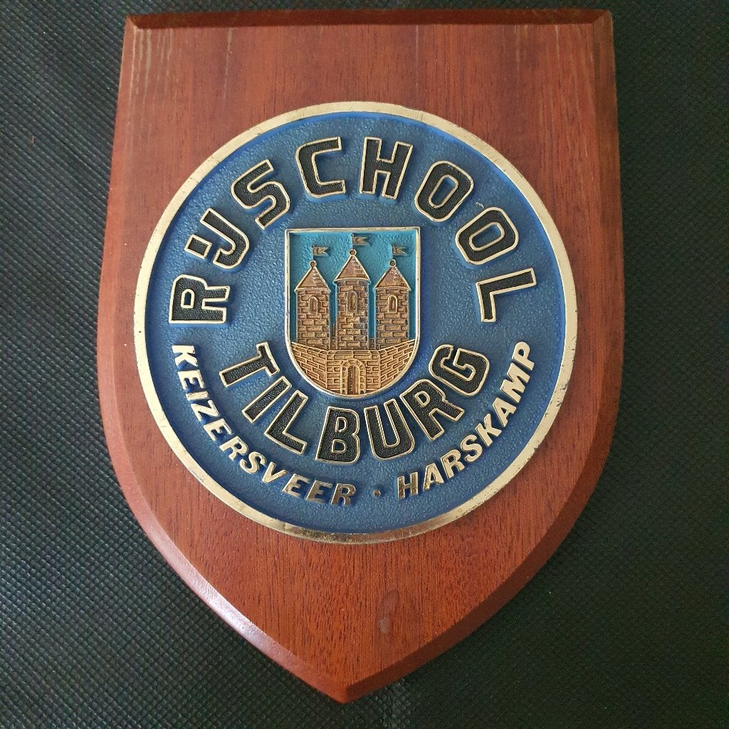 Wapenschildje Rijschool Defensie, Verzenden, Overige soorten, Nederland, Embleem of Badge