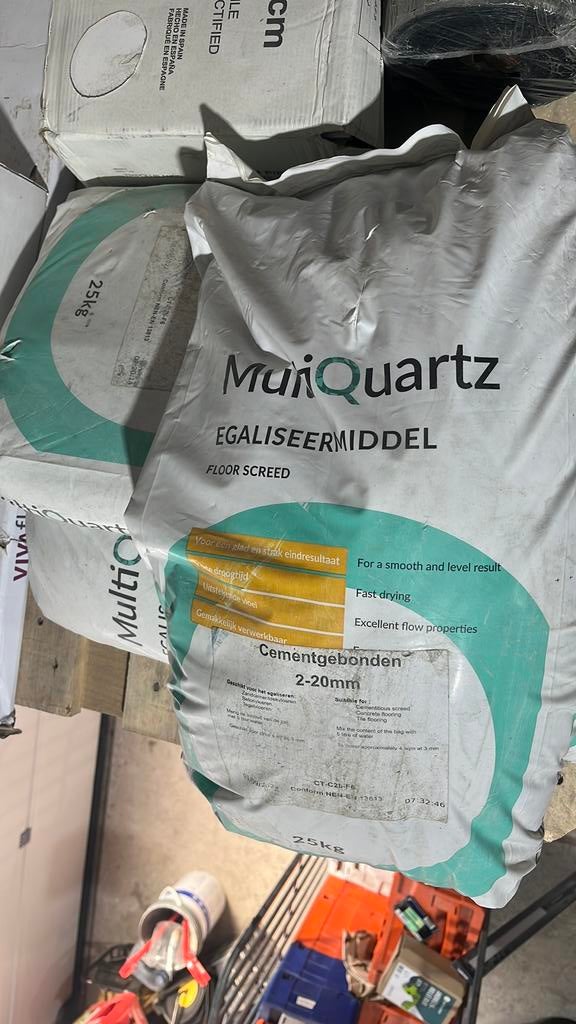 3x 25kg egaline, Ophalen, Nieuw, A, A