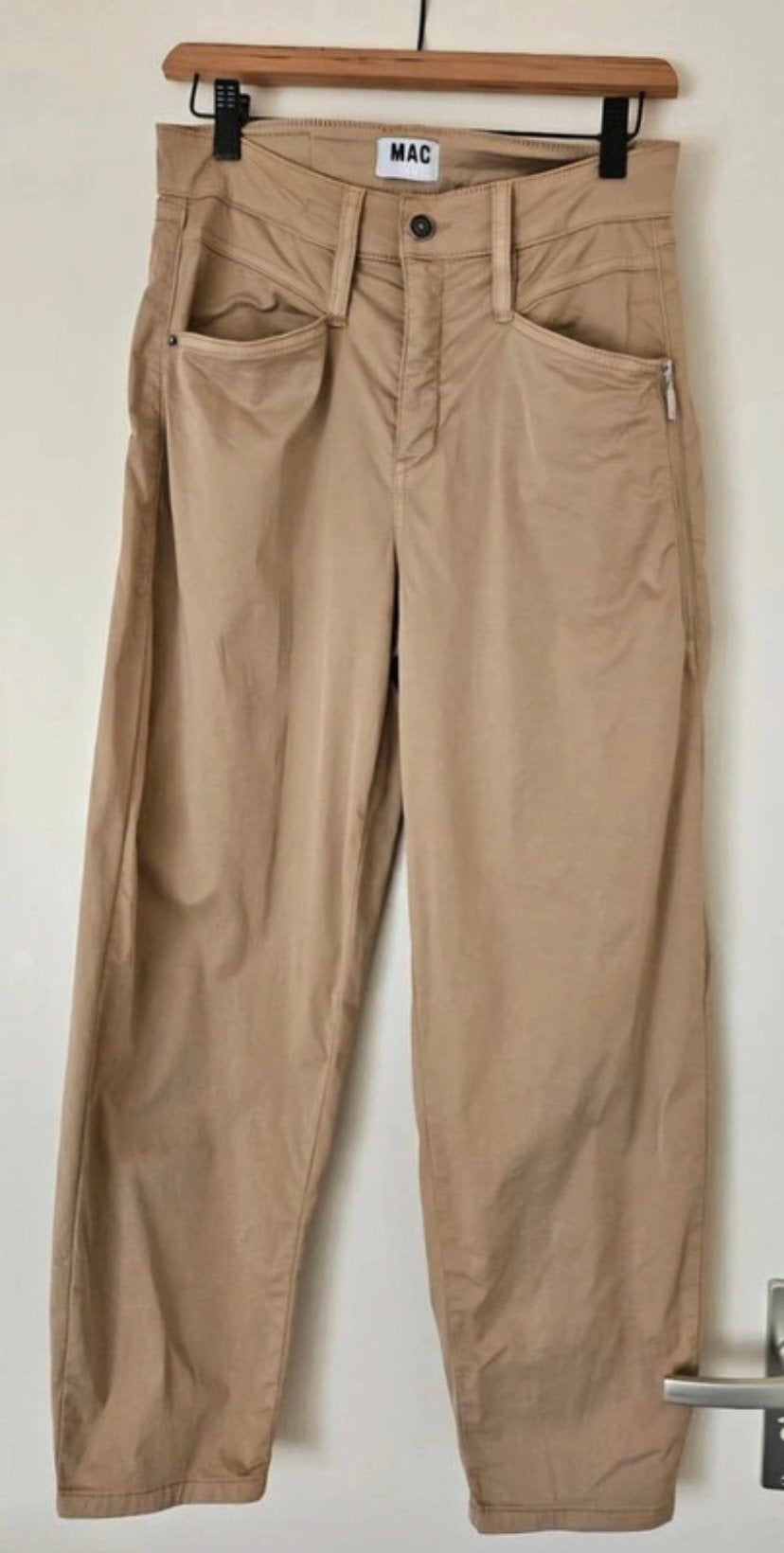Nieuwe Mac Bora bagger broek - maat 34, Beige, Ophalen of Verzenden, Zo goed als nieuw, Maat 34 (XS) of kleiner