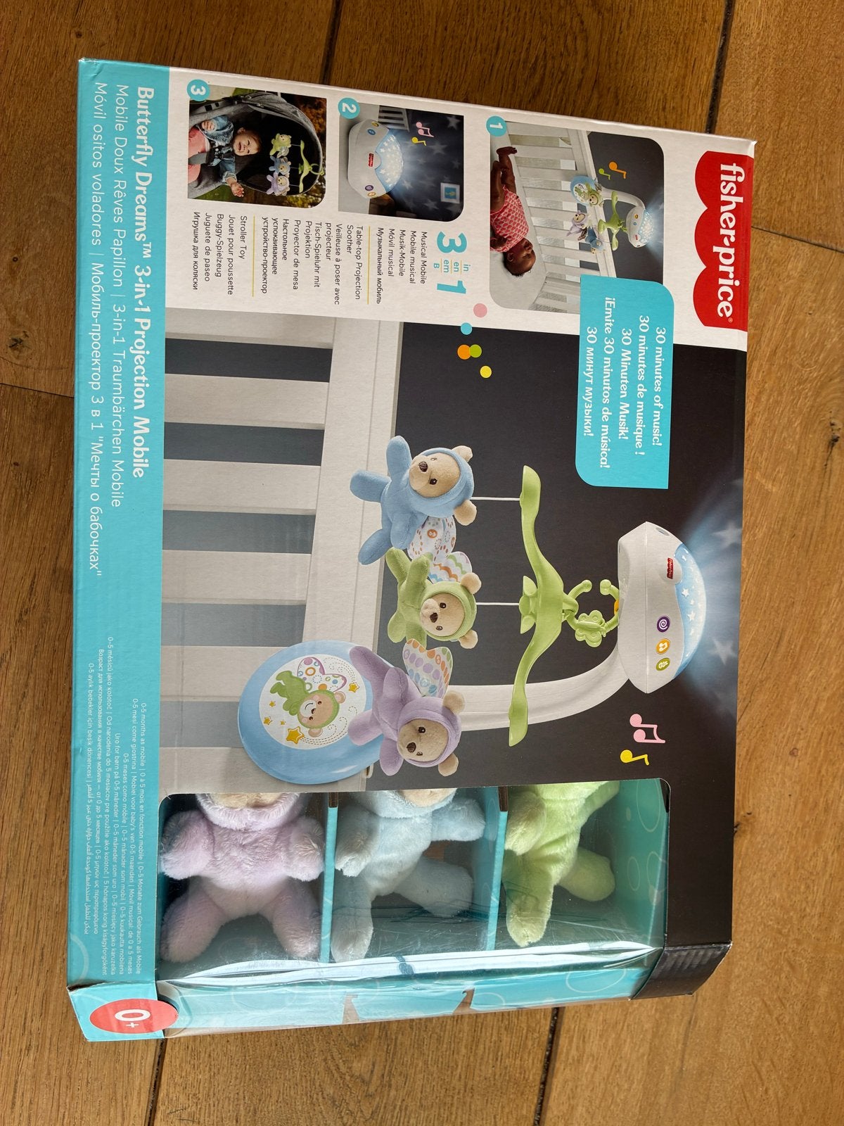 Fisher-Price 3-in-1 Projectie Mobiel 'Butterfly Dreams', Ophalen of Verzenden, Nieuw, Mobiel, Met licht
