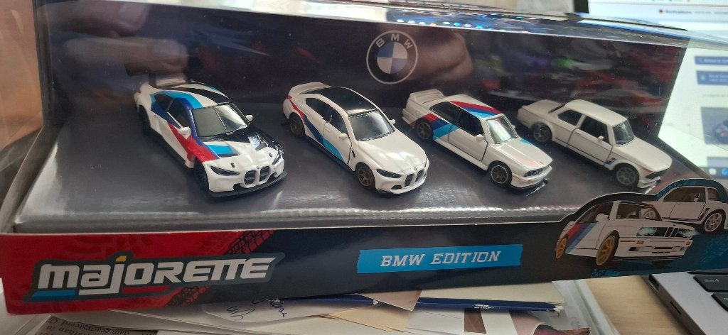 BMW M set Majorette   M3 + 2002 turbo, Ophalen of Verzenden, Nieuw