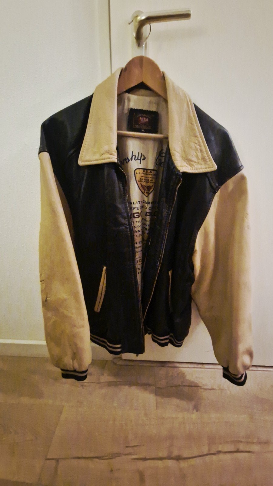 Pall Mall American Classic Leren Jas - Maat XL, Zwart, Maat 46/48 (XL) of groter, Pall Mall, Ophalen of Verzenden