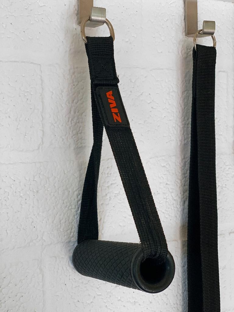 Ziva Pulley Enkle Lat Grep Gym Cable Attachment Hand Grip, Ophalen, Zo goed als nieuw, Benen, Overige typen