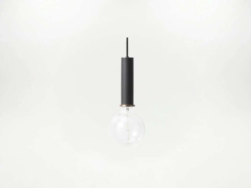 Ferm Living Socket Pendant High – Zwart | Ferm Living, Ophalen, Design, E27 (groot), Zo goed als nieuw
