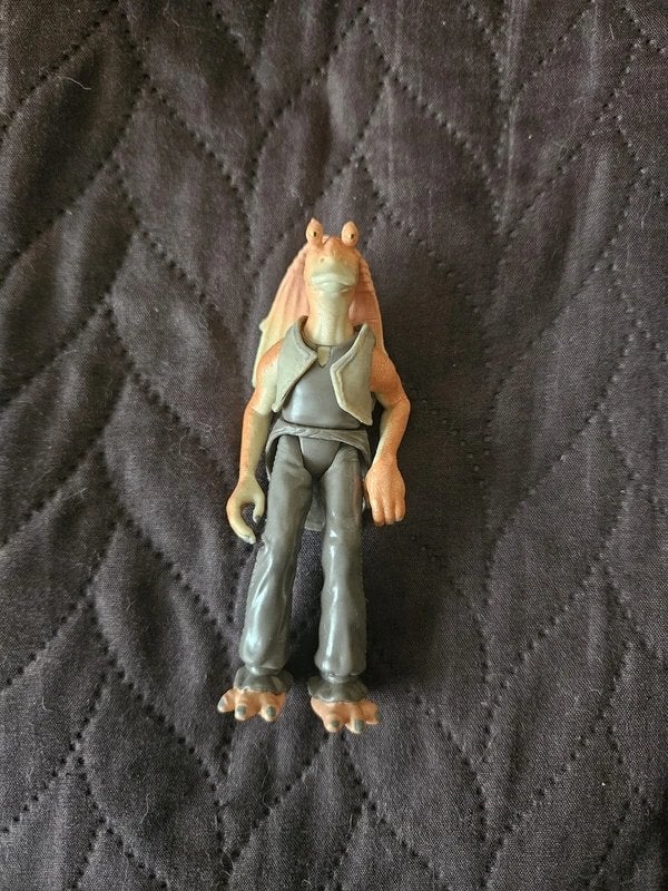Star wars Jar Jar Binks -- Hasbro, Verzamelen, Ophalen of Verzenden, Zo goed als nieuw, Actiefiguurtje