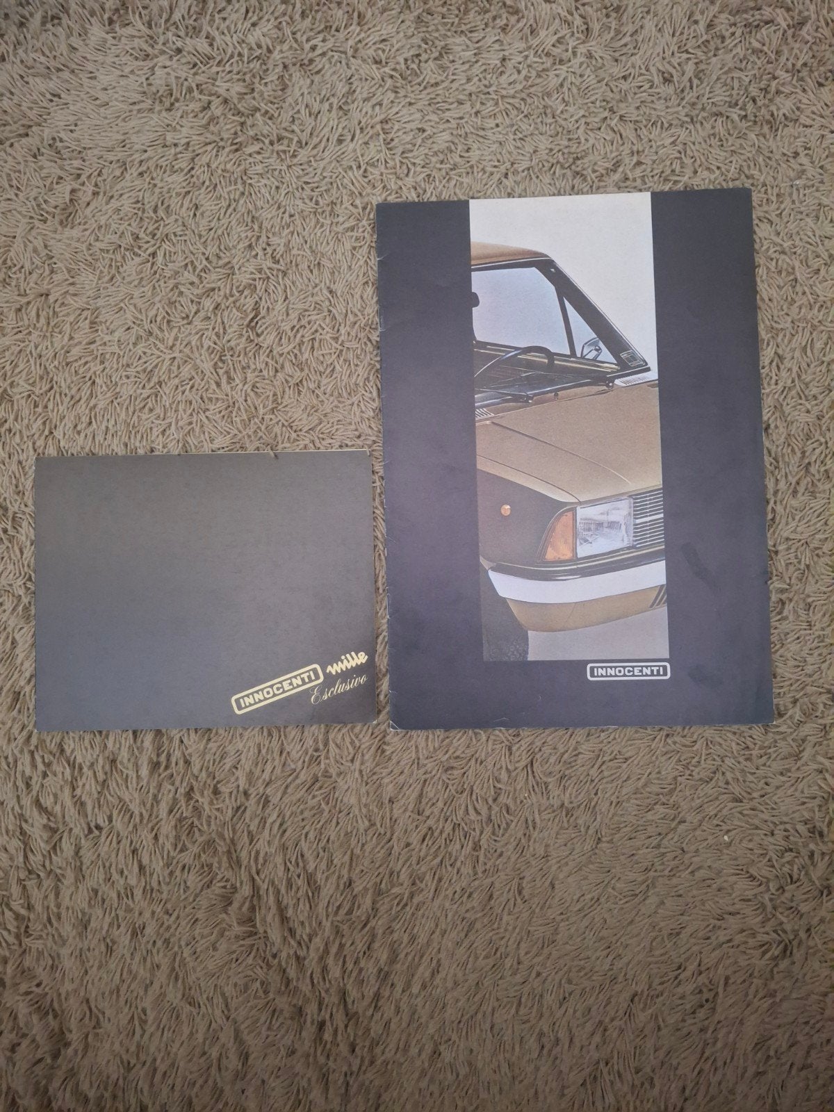 2x autofolder Leyland/Austin Innocenti, Verzenden, Overige merken