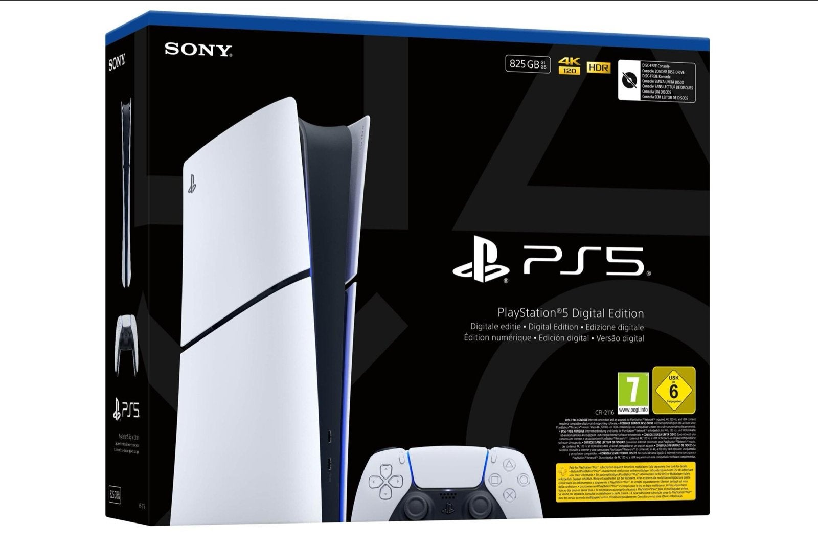 Nieuwe PS5 Digitale Versie - 825 GB Opslag, Ophalen of Verzenden, Nieuw