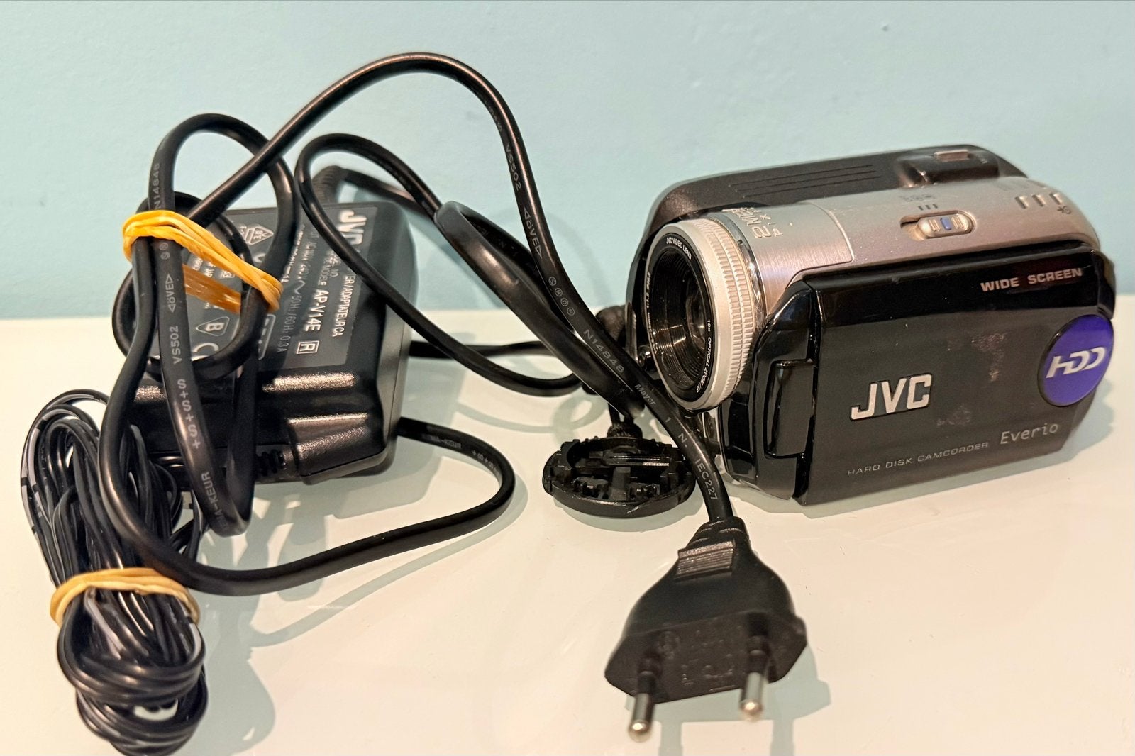 JVC Everio GZ-MG67E Camcorder - HDD - Inclusief Oplader, Jvc, JVC, Ophalen of Verzenden, Externe microfoon