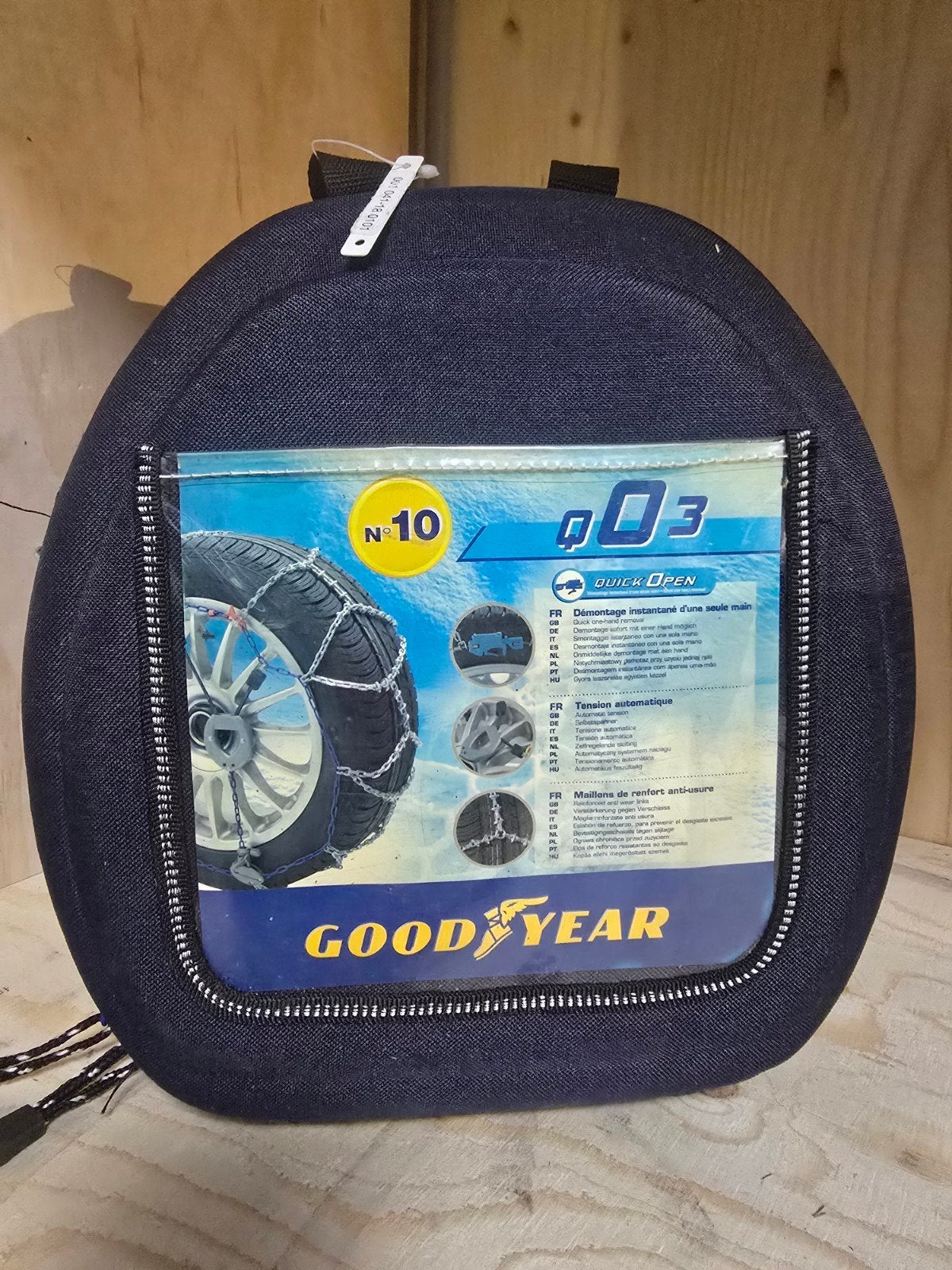 Gebruikte Goodyear sneeuwkettingen - Quick Open - Maat 10, Auto diversen, Sneeuwkettingen, Ophalen of Verzenden