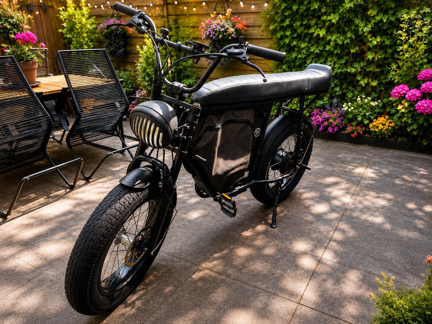 Zwarte Long Range E-Bike - Urban Drivestyle, Fietsen en Brommers, Elektrische fietsen, Ophalen, Zo goed als nieuw, 50 km per accu of meer
