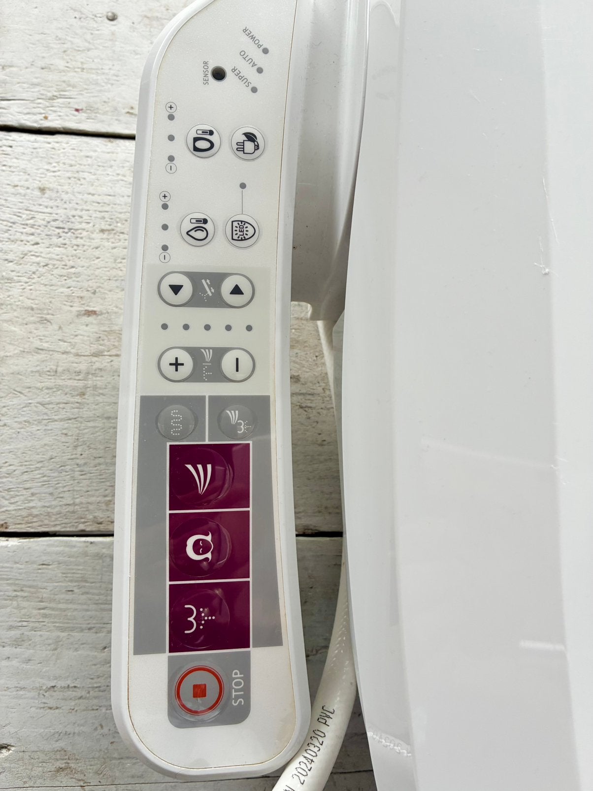 Blooming Bidet douchewc bril - Japans Toilet vrijwel nieuw, Ophalen, Zo goed als nieuw, Toilet