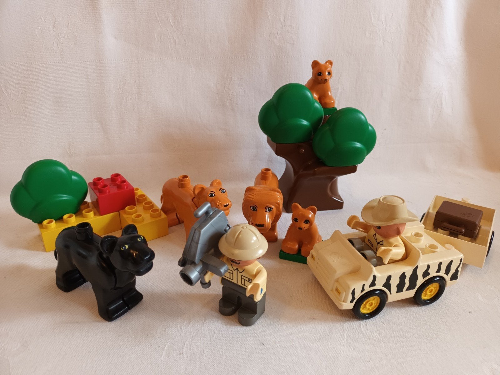 Vintage Duplo set 2681 Town Zoo Lion Safari Leeuwen, Gebruikt, Ophalen of Verzenden, Duplo, Complete set