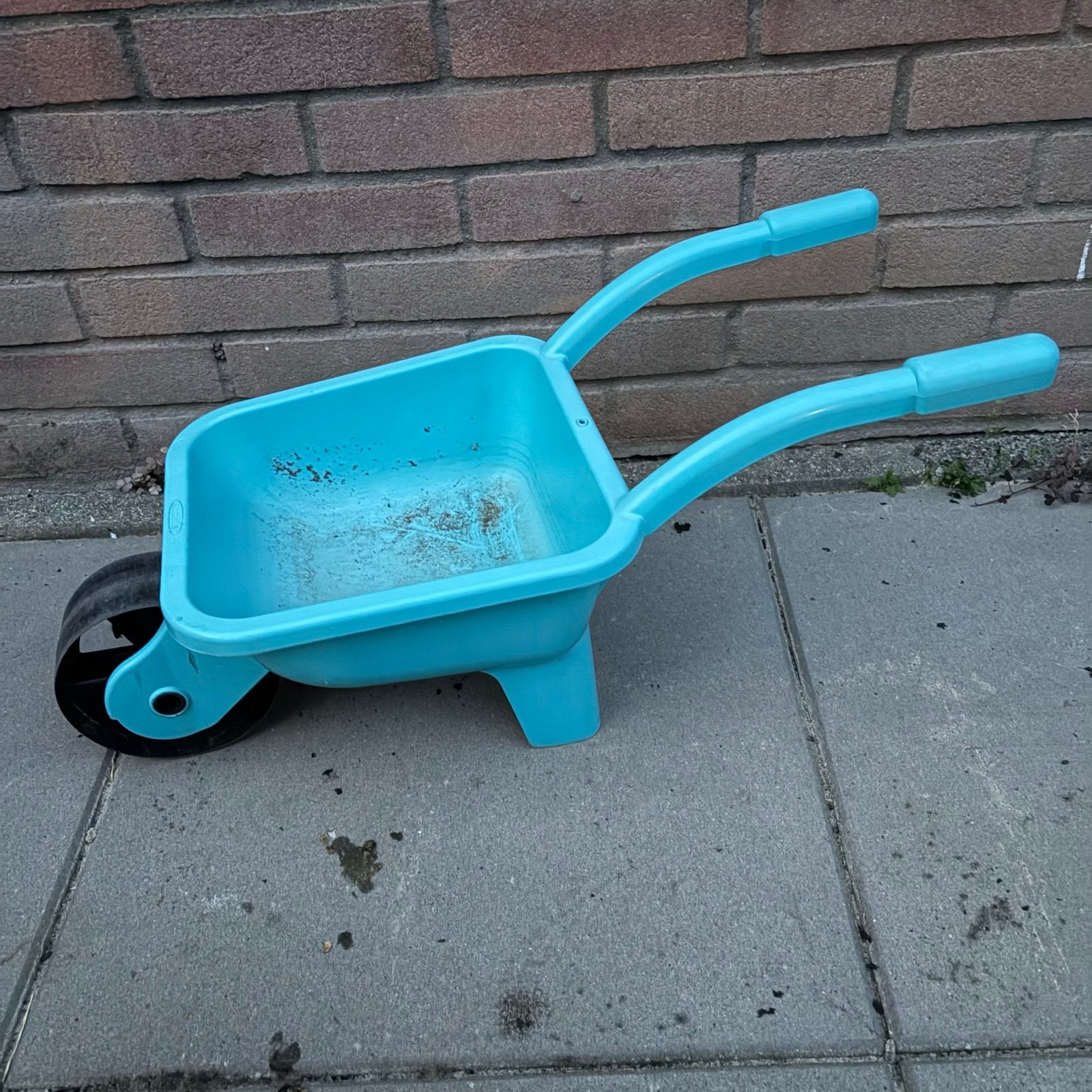 Kinder kruiwagen blauw, Kinderen en Baby's, Speelgoed | Buiten | Los speelgoed, Ophalen, Gebruikt