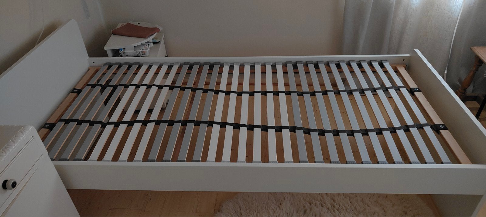 eenpersoons bed, Ophalen, Gebruikt, 90 cm, Eenpersoons